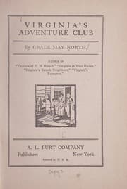 Tapa de Virginia's adventure club