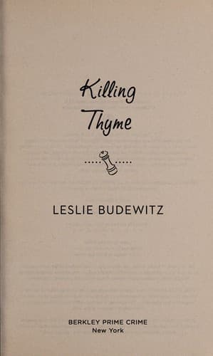 Tapa de Killing thyme