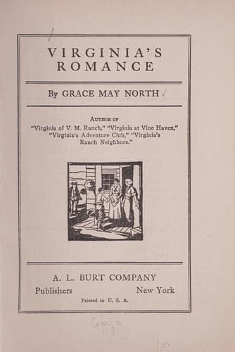 Tapa de Virginia's romance
