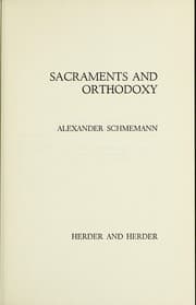 Tapa de Sacraments and orthodoxy