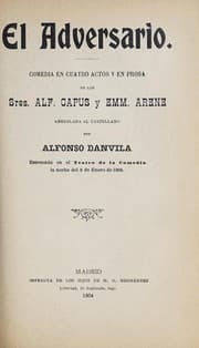 Tapa de El adversario