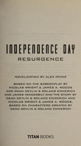 Tapa de Independence day