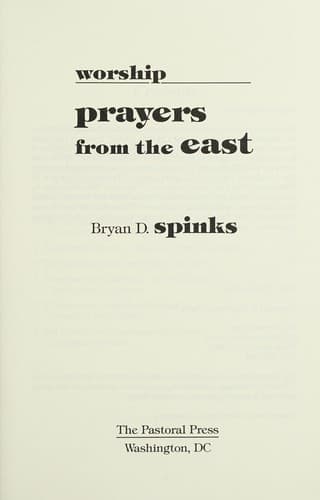 Tapa de Prayers from the East