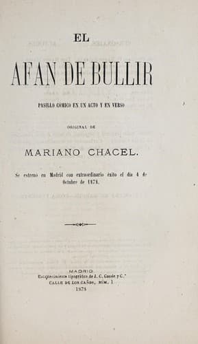Tapa de El afán de bullir