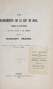 Tapa de Un mandamiento de la ley de Dios