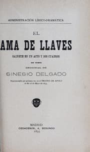 Tapa de El ama de llaves