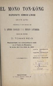 Tapa de El mono Ton-Kóng