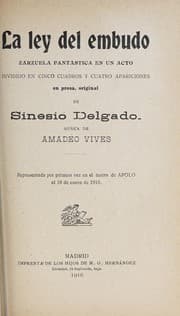 Tapa de La ley del embudo