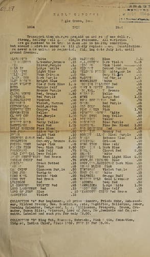 Tapa de Iris, 1934