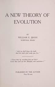 Tapa de A new theory of evolution