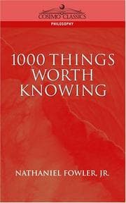 Tapa de 1000 things worth knowing ..