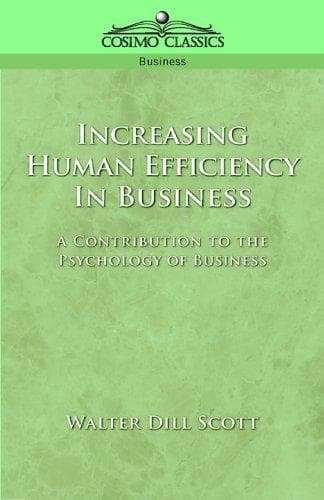 Tapa de Increasing human efficiency in business