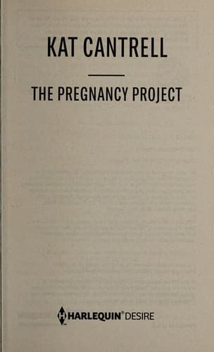 Tapa de The pregnancy project