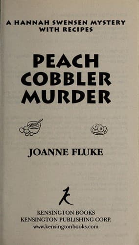 Tapa de Peach Cobbler Murder