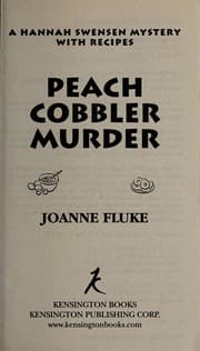 Tapa de Peach Cobbler Murder