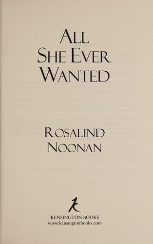 Tapa de All she ever wanted