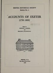 Tapa de Accounts of Exeter (1750-1800)