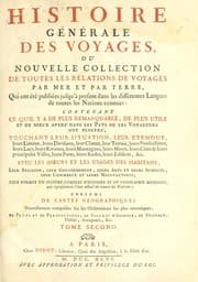 Tapa de Histoire Générale Des Voyages