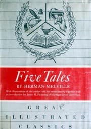 Tapa de Five Tales (Bartleby, the Scrivener / Benito Cereno / Billy Budd / I and My Chimney / Lightning-Rod Man)