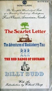Tapa de Adventures of Huckleberry Finn / Billy Budd / Red Badge of Courage / Scarlet Letter