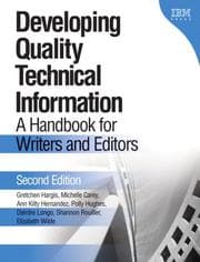 Tapa de Developing quality technical information