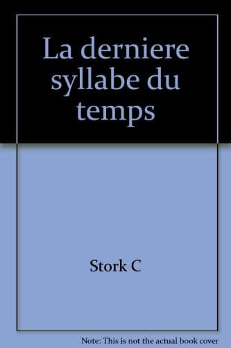 Tapa de La derniere syllabe du temps