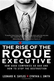 Tapa de The rise of the rogue executive