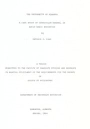 Tapa de A case study of curriculum renewal in adult basic education