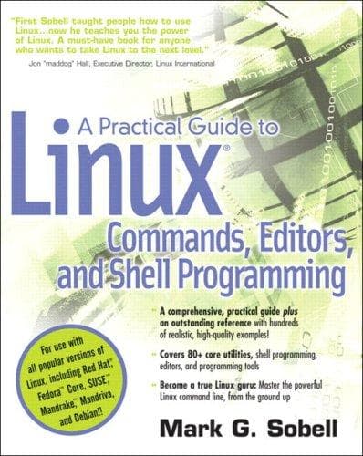 Tapa de A Practical Guide to Linux(R) Commands, Editors, and Shell Programming