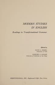 Tapa de Modern studies in English