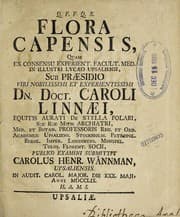 Tapa de Flora capensis ..
