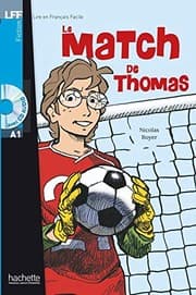 Tapa de Le Match de Thomas + CD Audio (Boyer) (English and French Edition)