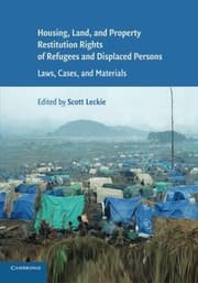 Tapa de Housing and Property Restitution Rights of Refugees and Displaced Persons: Laws, Cases, And Materials