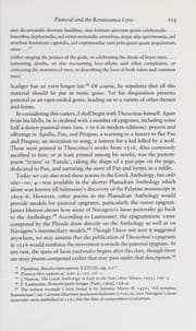 Tapa de Renaissance pastoral and its English developments