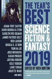 Tapa de The Year's Best Science Fiction & Fantasy 2019 Edition (Year's Best Science Fiction and Fantasy)