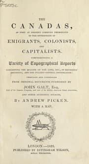 Tapa de The Canadas, as they at present commend themselves to the enterprize of emigrants, colonists, and capitalists