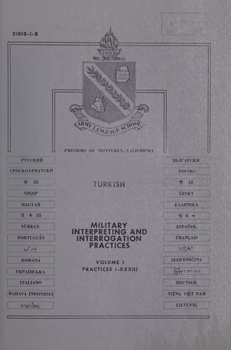 Tapa de Turkish: military interpreting and interrogation practices