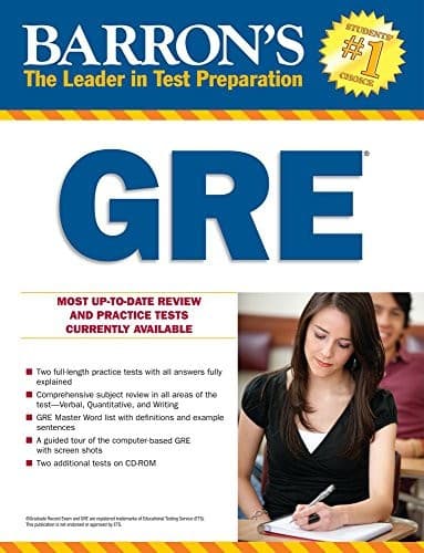 Tapa de Barron's GRE, 21st Edition