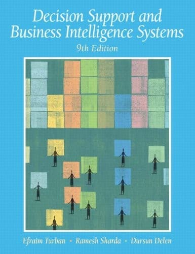 Tapa de Decision support and business intelligence systems
