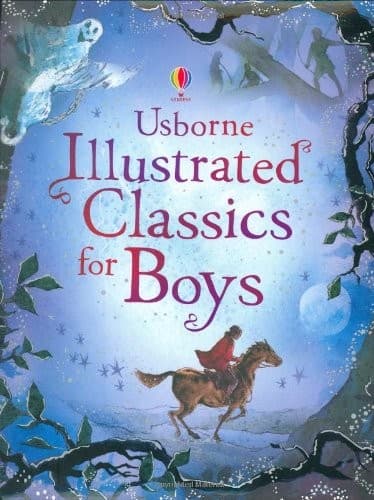 Tapa de Usborne Illustrated Classics for Boys
