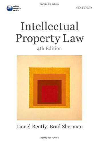 Tapa de Intellectual Property Law