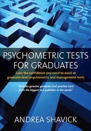 Tapa de Psychometric Tests for Graduates: Gain the Confidence You Need to Excel at Graduate Level Psychometric and Management Tests