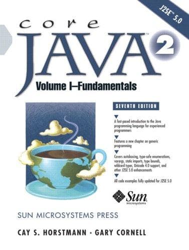 Tapa de Core Java(TM) 2, Volume I--Fundamentals (7th Edition) (Core Series)