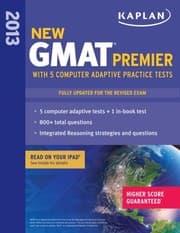 Tapa de Kaplan New GMAT Premier 2013 with 5 Online Practice Tests (Kaplan GMAT Premier)