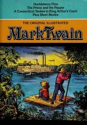 Tapa de The Original Illustrated Mark Twain (Adventures of Huckleberry Finn / A Connecticut Yankee in King Arthur's Court / The Prince and the Pauper / Short Stories)
