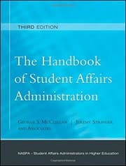 Tapa de The handbook of student affairs administration