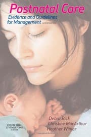 Tapa de Postnatal care