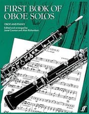 Tapa de First Book of Oboe Solos: Oboe and Piano / Erstes Spielbuch fur Oboe und Klavier (English and German Edition)