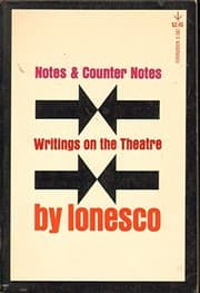 Tapa de Notes and Counter Notes: Writings on the Theatre