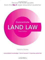 Tapa de Land Law Concentrate: Law Revision and Study Guide
